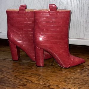 Boutique red boots